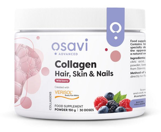 Collagen Peptides (Hair, Skin & Nails), Wild Berry - 150g