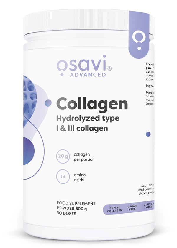 Collagen Peptides - Hydrolyzed Type 1 & 3 - 600g